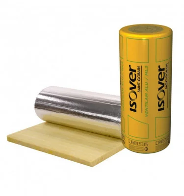 Isover - mata z wełny mineralnej Ventilam Alu  CLIMCOVER Lamella Mat 