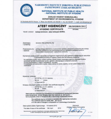 Kotar - płyta izolacyjna IZOROL PP, EPS 100