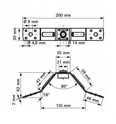 Walraven - amortyzator mocowania okrągłych kanałów wentylacyjnych BIS