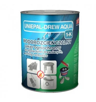 ADW - lakier ogniochronny do podłóg drewnianych Uniepal Drew Aqua 1-K