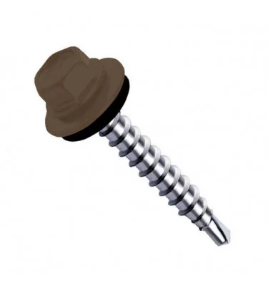 Bud Mat - blachodachówka modułowa - wkręt, łącznik 4,8 x 19 samowiercący, lakierowany