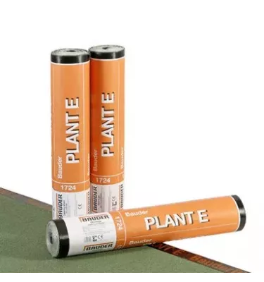 Bauder - topping roofing paper resistant to root penetration Plant E