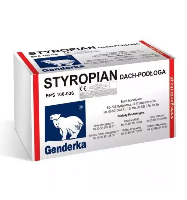 Genderka - styropian EPS 100-036 Dach Podłoga