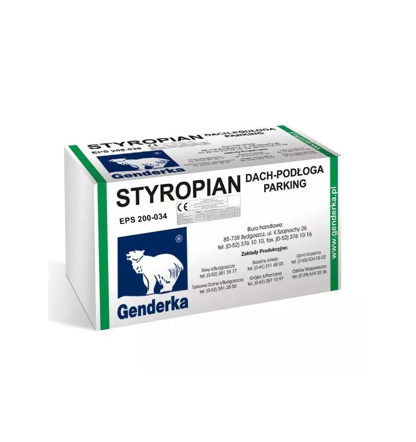 Genderka - polystyren EPS 200-034 Střecha, Parkovací stání