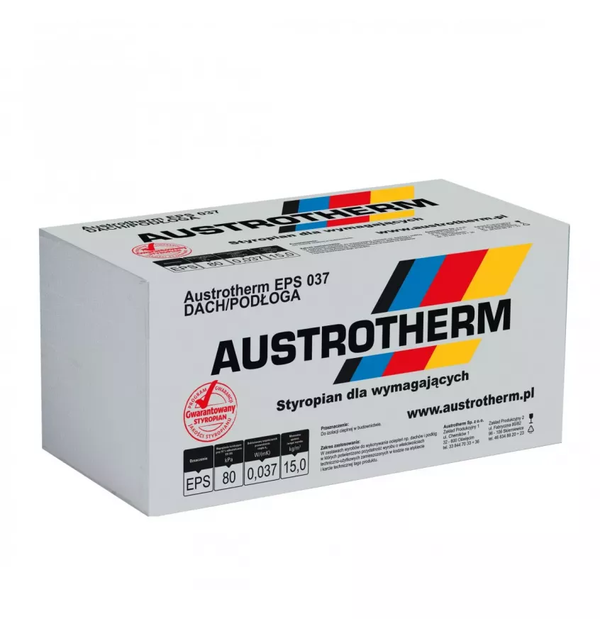 Austrotherm - polystyrenová deska EPS 037 Střešní podlaha