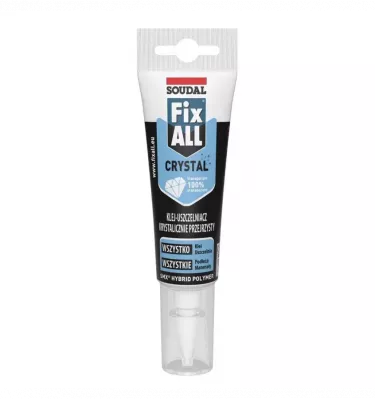 Soudal - sealant - Fix All Crystal hybrid adhesive