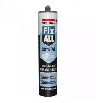 Soudal - tmel - Fix All Crystal hybridní lepidlo