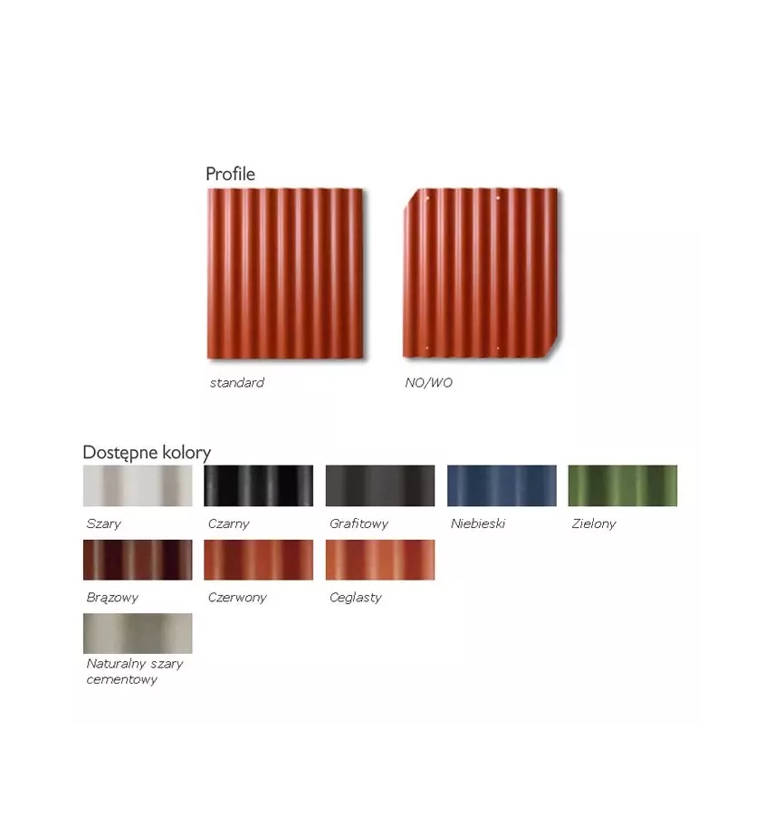 Cembrit - Eurofala standard wave plate W 130-9 (B59)