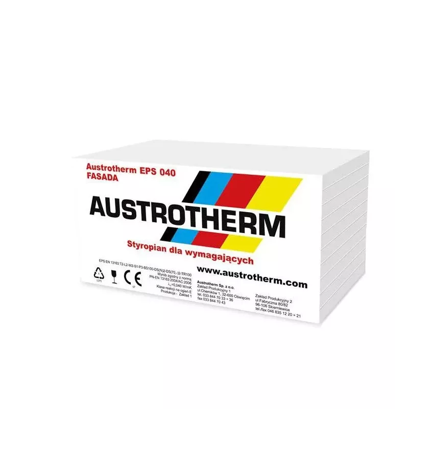 Austrotherm - 40 styrofoam board Facade