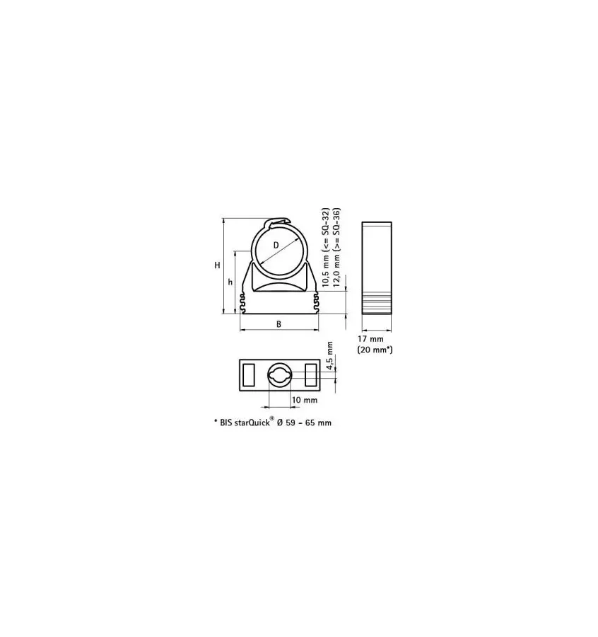 Walraven - BIS starQuick® plastic clamp
