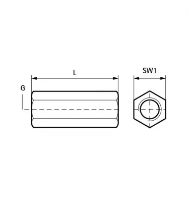 Walraven - BIS extension nut