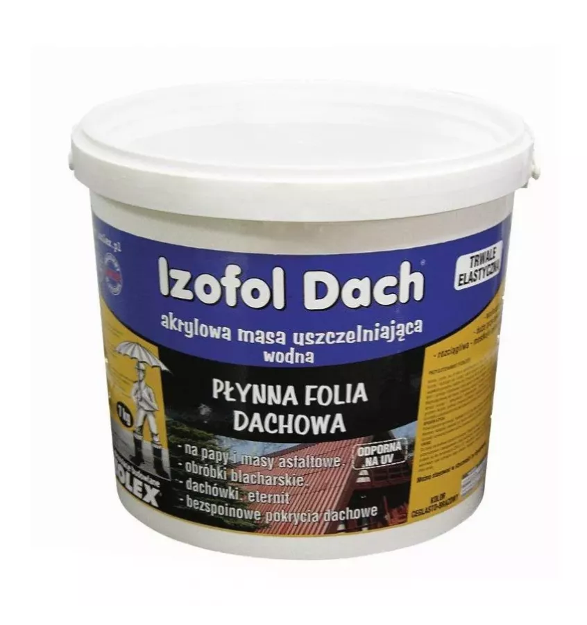 Izolex - tekutá fólie pro střešní krytiny Izofol Dach