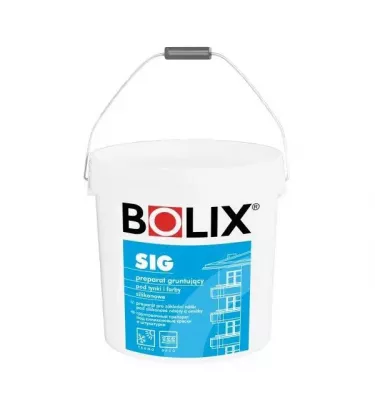 Bolix - příprava primeru. silikonová omítka. a silikon-akryl. Barva Bolix SIG