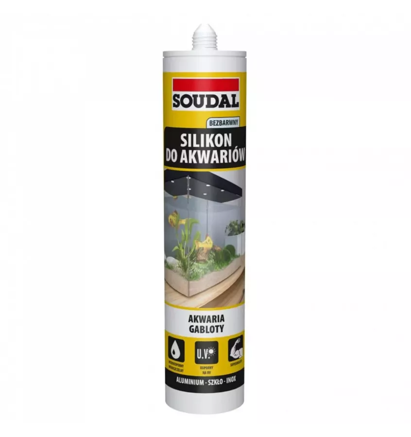 Soudal - silikon pro akvárium