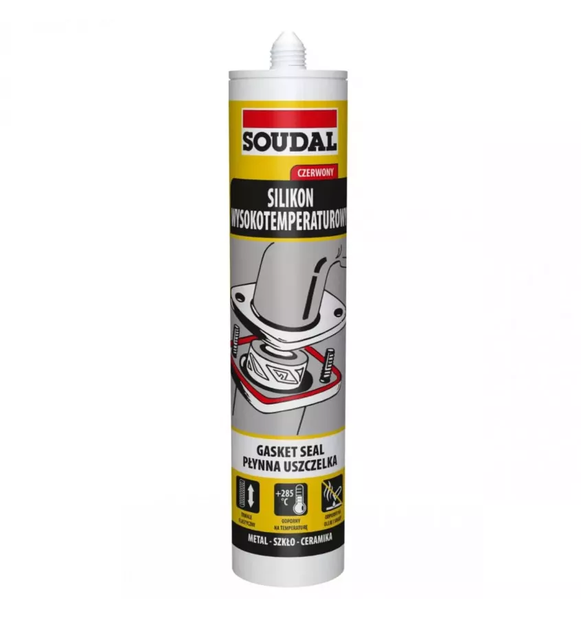 Soudal - silikon wysokotemperaturowy