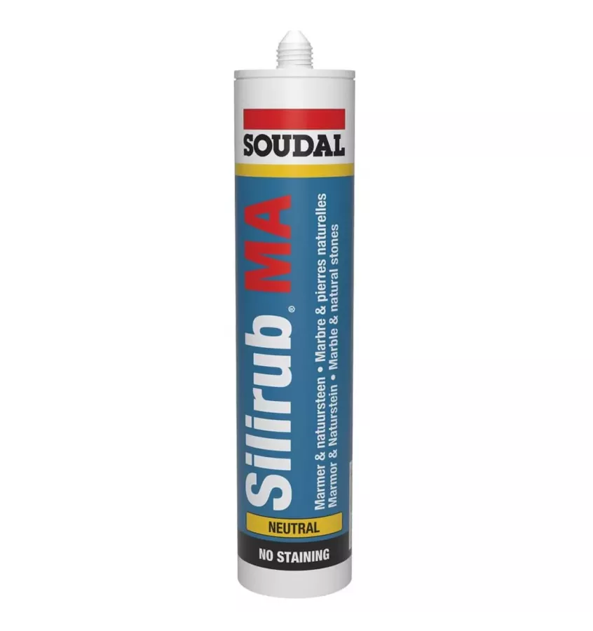 Soudal - silikon neutralny do marmuru Silirub MA