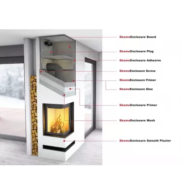 Skamol - płyty kominkowe SkamoEnclosure Board
