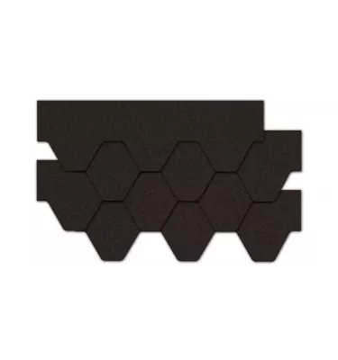 Kerabit - Kerabit K + bituminous shingle Honeycomb