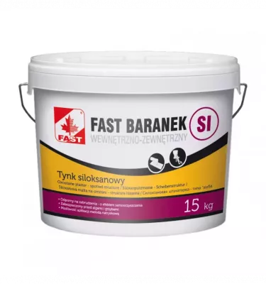Rychlá - siloxanová omítka Fast Baranek SI