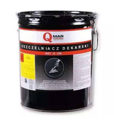 Qmar - bitumen-rubber roofing sealant WET-R-DRI