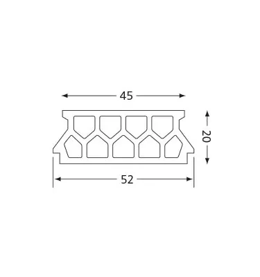 Czamaninek - 9-cell ceiling block K9 / 60/20 / EU