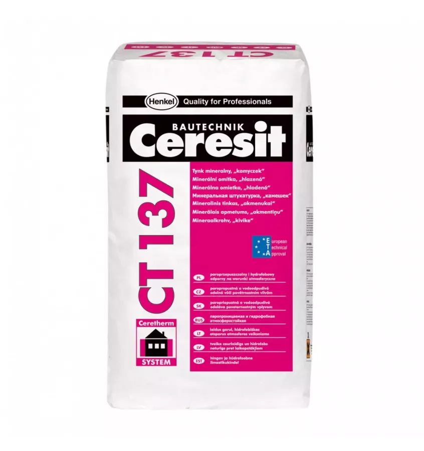 Ceresit - tynk mineralny CT 137