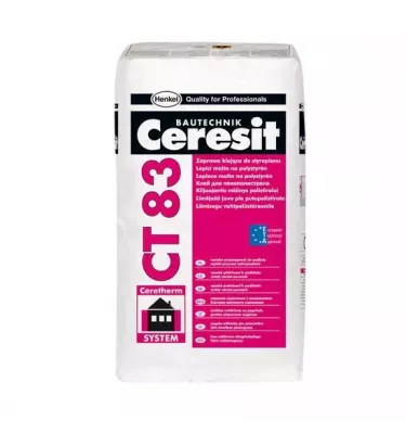 Ceresit - zaprawa klejąca do styropianu CT 83