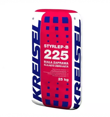 Kreisel - adhesive and reinforcing mortar for foamed polystyrene and Styrlep-B 225 mineral wool