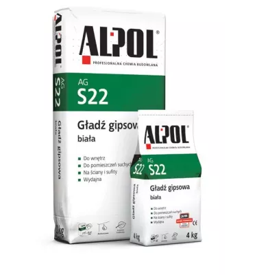 Alpol - white plaster AG S22 Premium