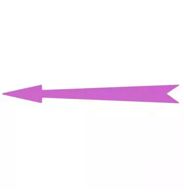 Xplo - self-adhesive arrow marking purple