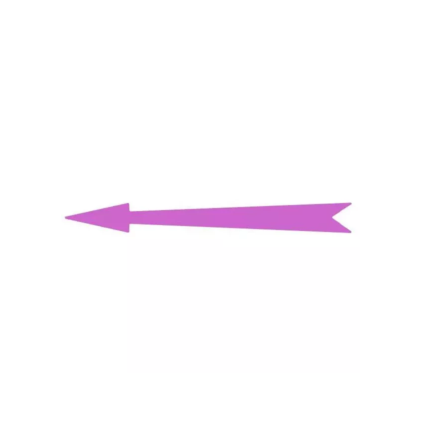 Xplo - self-adhesive arrow marking purple