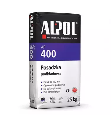 Alpol - underfloor flooring 20-100 mm AP 400