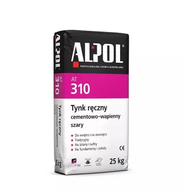 Alpol - ruční cementovo -vápenná omítka AT