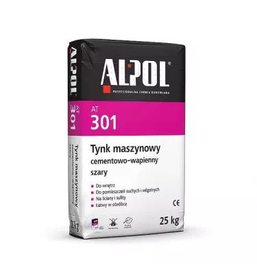 Alpol - strojní cementovo -vápenná omítka AT