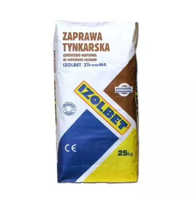 Isolbet - ZTr-cwM4 manual plastering mortar