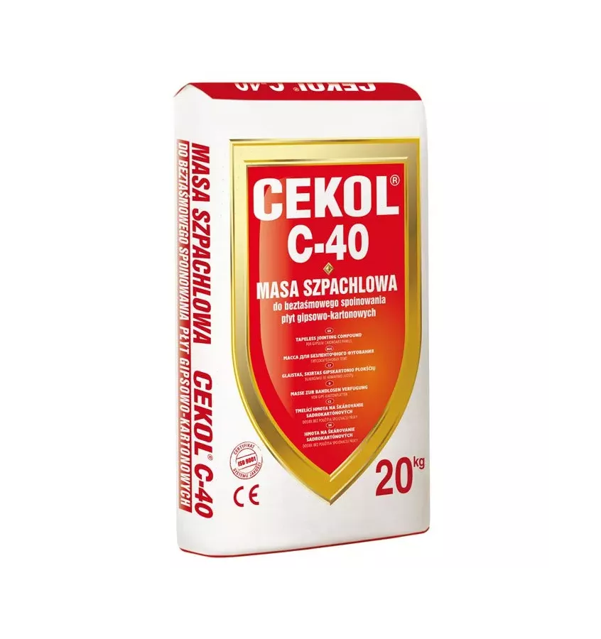 Cekol - výplňová malta pro upínání desek GK C -40