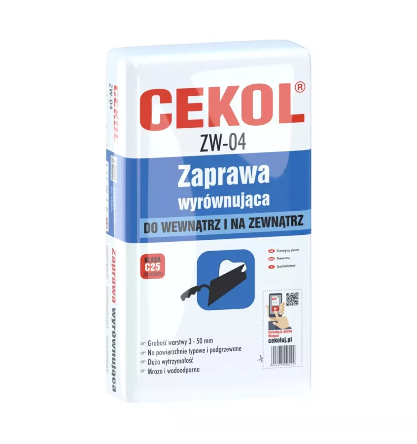 Cekol - vyrovnávací malta ZW -04