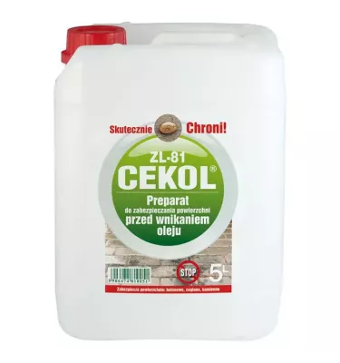 Cekol - prostředek chránící povrch před olejem ZL -81