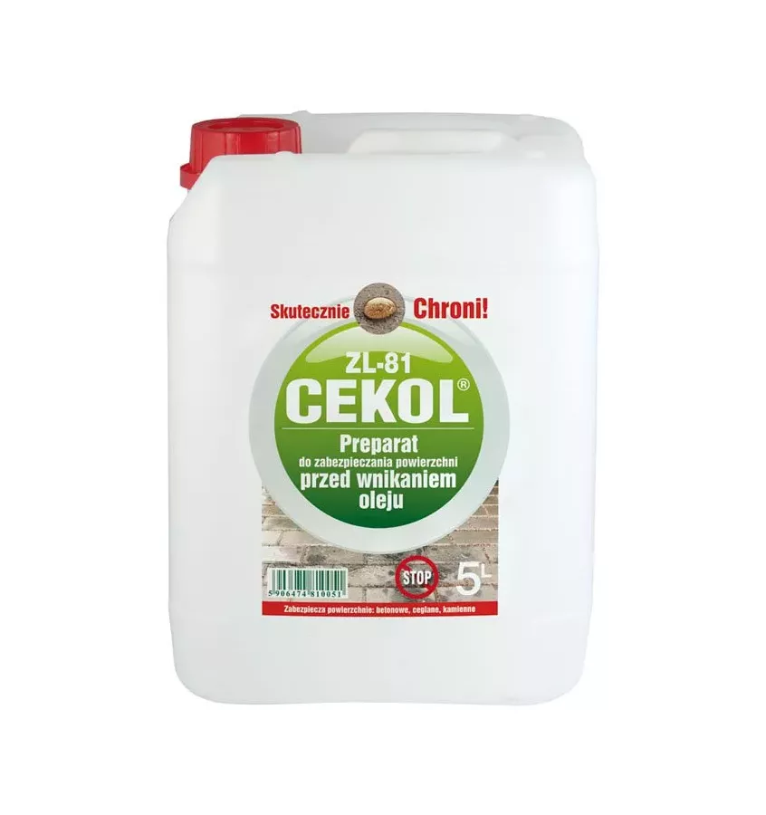 Cekol - a preparation protecting the surface against oil ZL-81