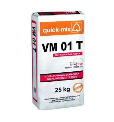 Quick-mix - clinker mortar with truss Tubag VM 01 T.