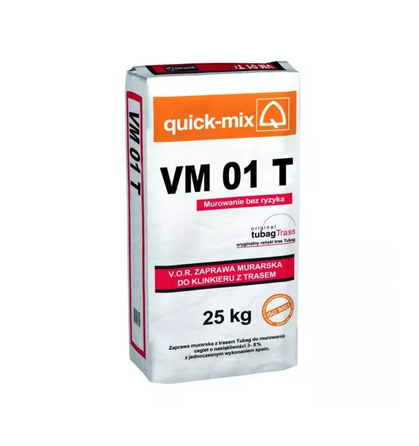 Quick-mix - clinker mortar with truss Tubag VM 01 T.
