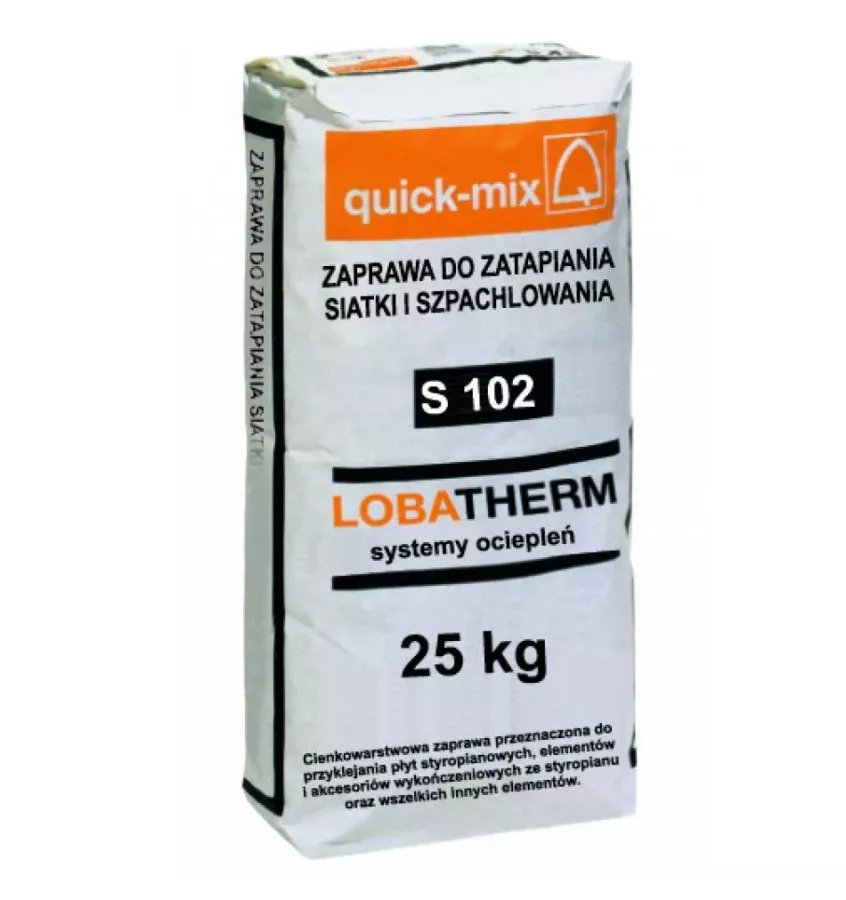 Quick-mix - mortar for embedding mesh and leveling the reinforcing layer on Styrofoam S 102