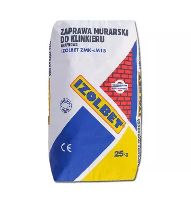 Izolbet - zaprawa murarska do klinkieru Izolbet ZMK-cM15