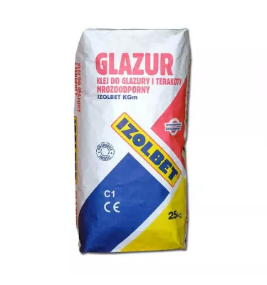 Izolbet - adhesive for glaze and terracotta frostproof isolbet KGm Glazur