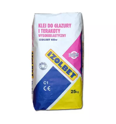 Izolbet - lepidlo na obklady a terakotu vysoce pružné Izolbet KGw