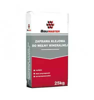 Baumaster - zaprawa klejowa do wełny mineralnej
