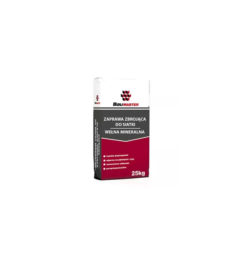 Baumaster - mesh reinforcing mortar - mineral wool