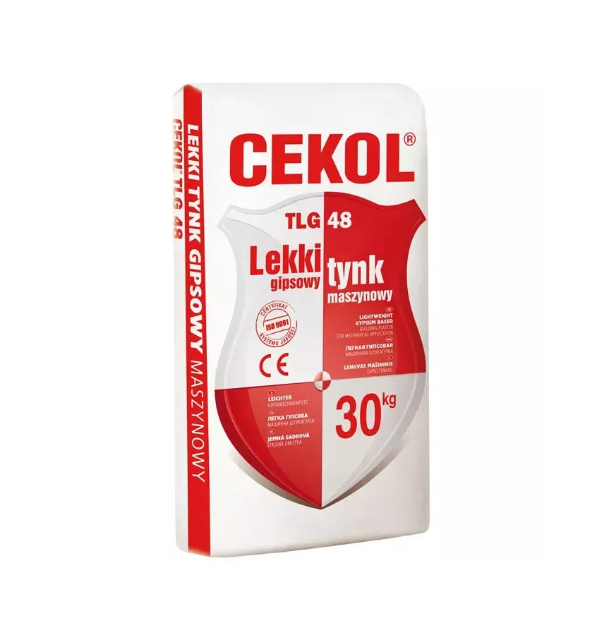 Cekol - tynk gipsowy maszynowy TLG-48