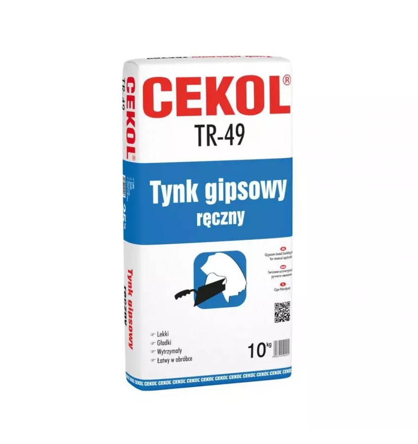 Cekol - ruční sádrová omítka TR -49