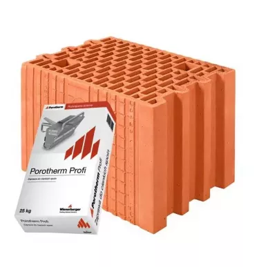 Porotherm Wienerberger - block 25 Profi